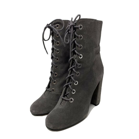 Vince Camuto 8.5 Teisha Lace Up Booties Victorian - Picture 7 of 10